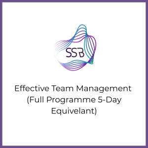 Effective Team Management - Full Programme 5-Day Equivalent